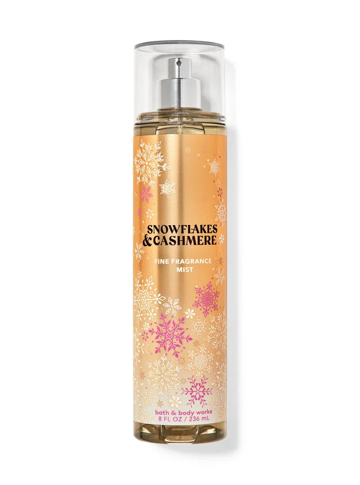 Bath & Body Works Snowflakes & Cashmere Fine Fragrance Mist 236 Ml