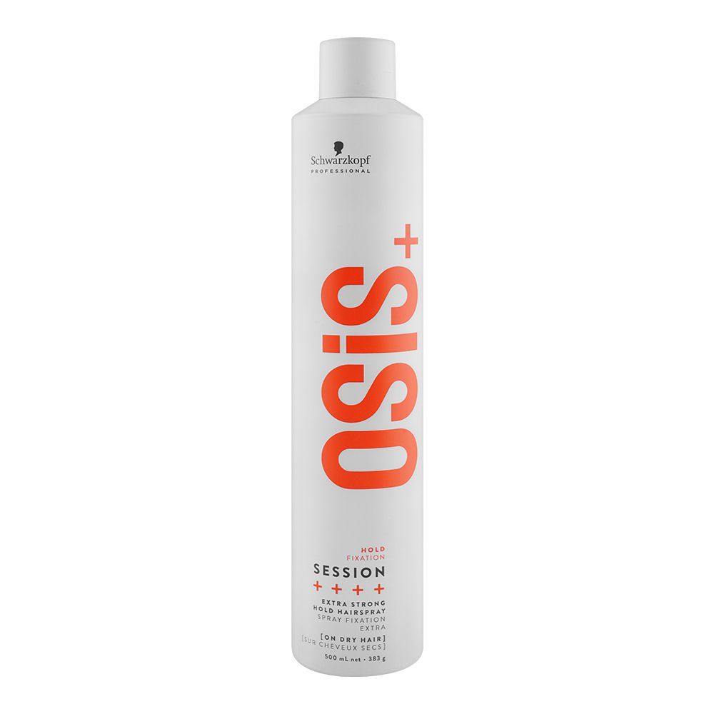 Schwarzkopf Osis+ Session Hold Fixation Extra Strong Hair Spray - 500ml