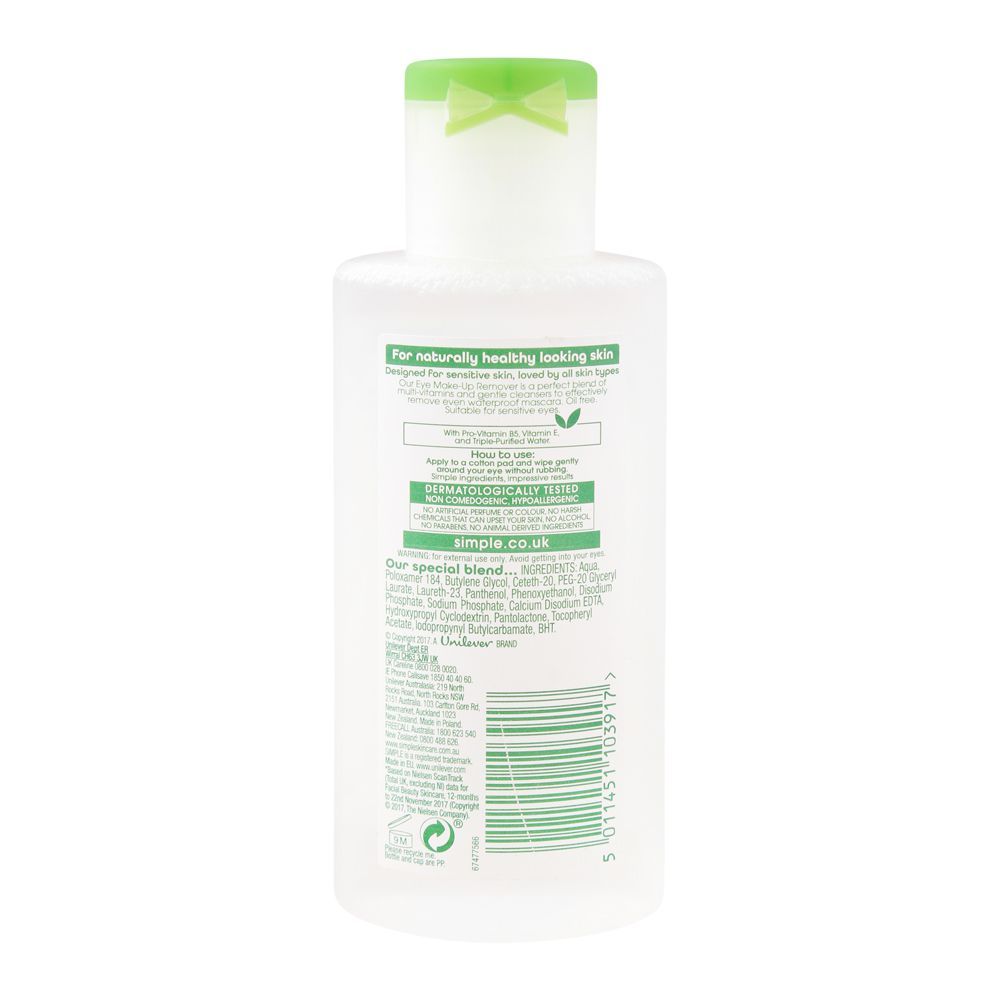 SIMPLE Eye-Makeup Remover 125 Ml