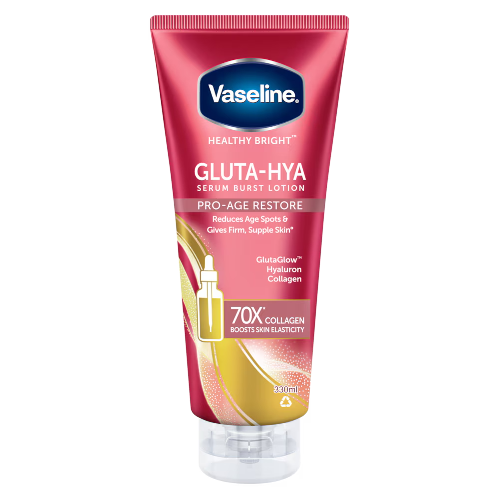Vaseline Gluta Hya Pro Age Restore Serum Burst Lotion 300 Ml