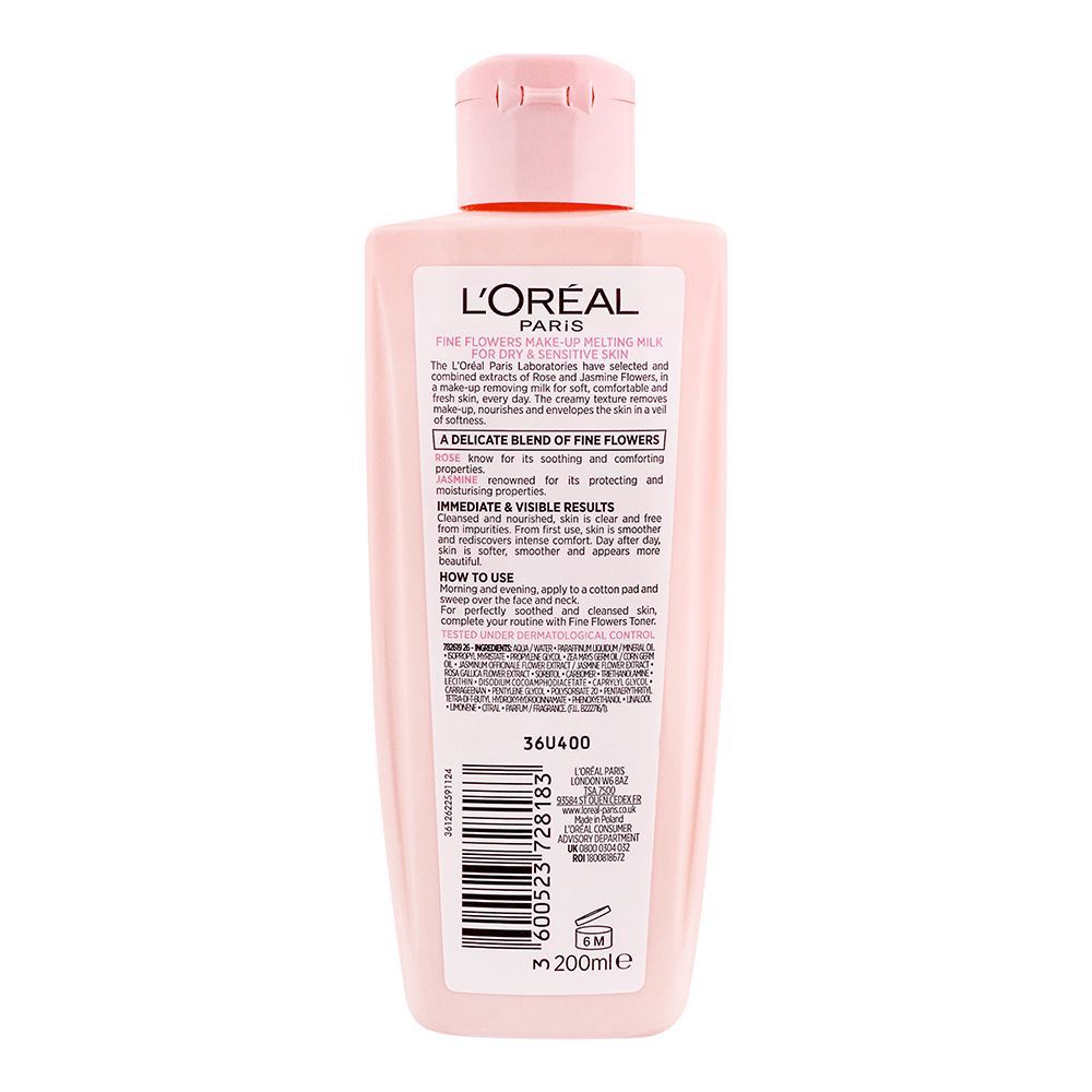 Loreal Paris Fine Flowers Cleansing Milk 200 ML