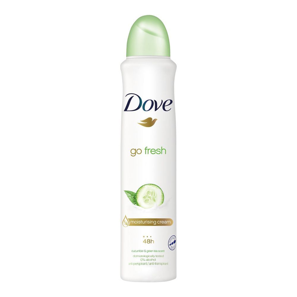 Dove 48H Go Fresh Cucumber & Green Tea Deodorant Spray - 250 Ml