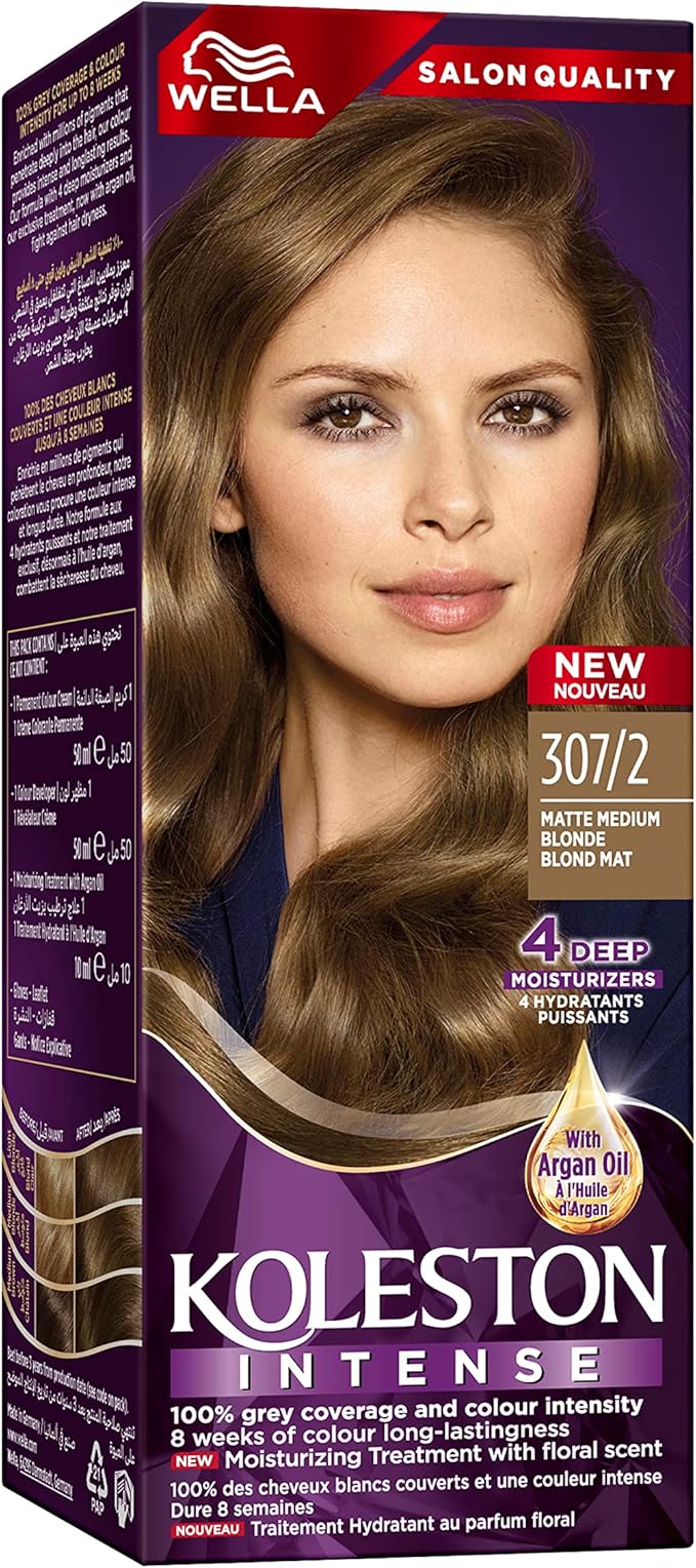 Wella Koleston Intense Color Tube Matte Medium Blonde - 307/2