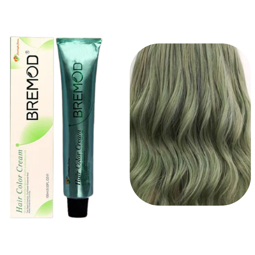 Bremod 12.22 Ash Blond Green Hair Color Cream