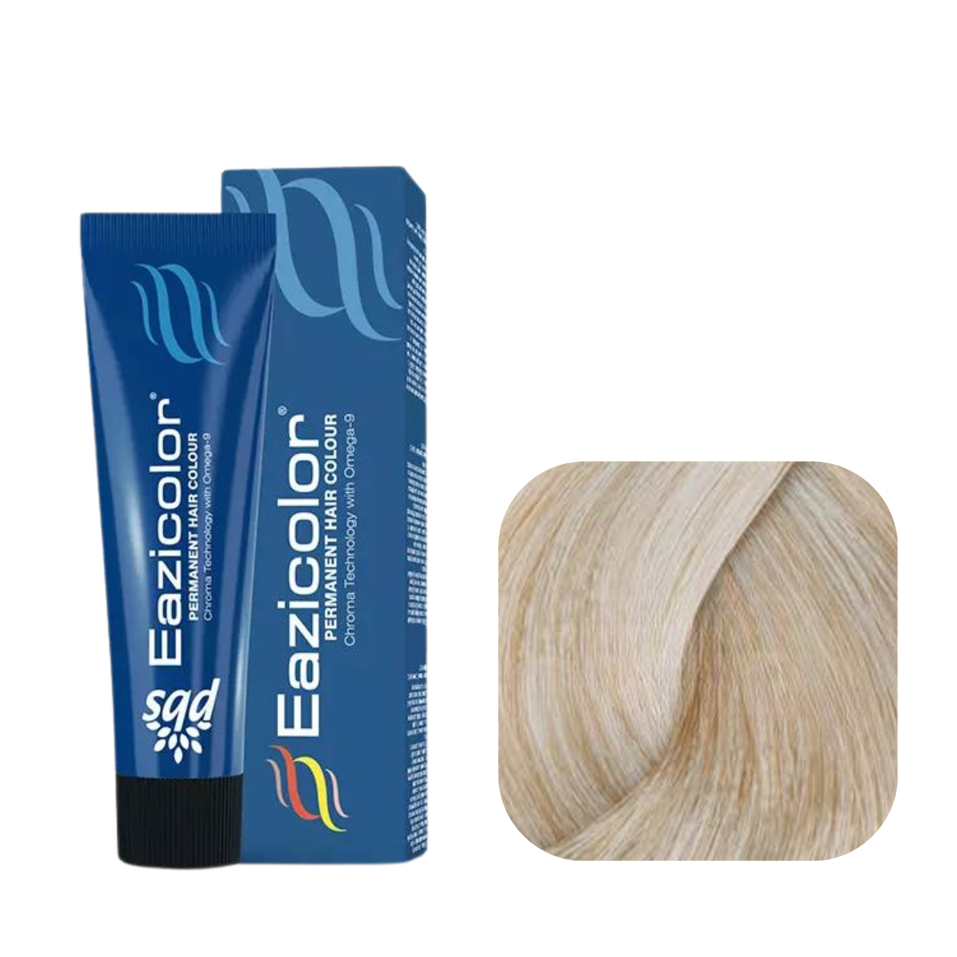 Eazicolor Permanent Hair Color 12.9 Super Ice Blonde