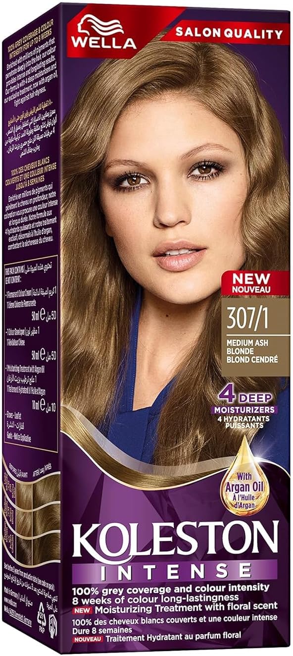 Wella Koleston Intense Color Tube Medium Ash Blonde - 307/1
