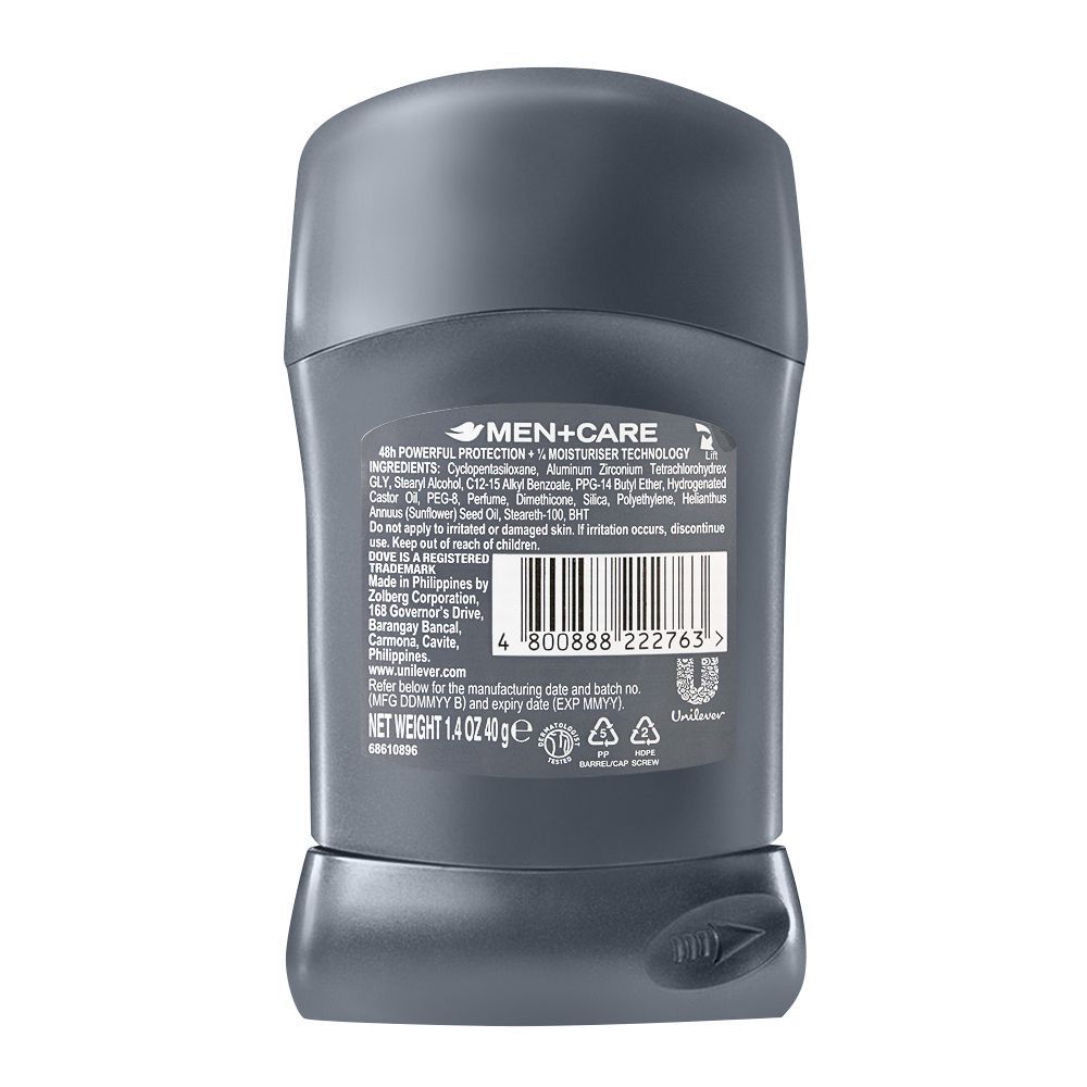 Dove Men Comfort Anti-Perspirant Deodorant Stick 40g