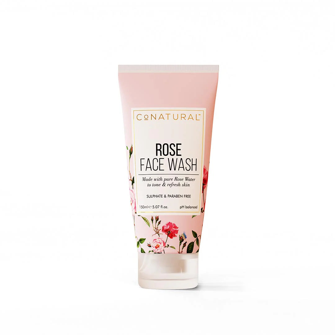 Co Natural Rose Cleanser Face Wash 150Ml