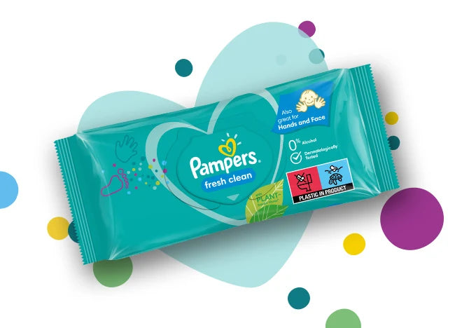 Pampers - Fresh Clean Baby Wipes - 52 Wipes