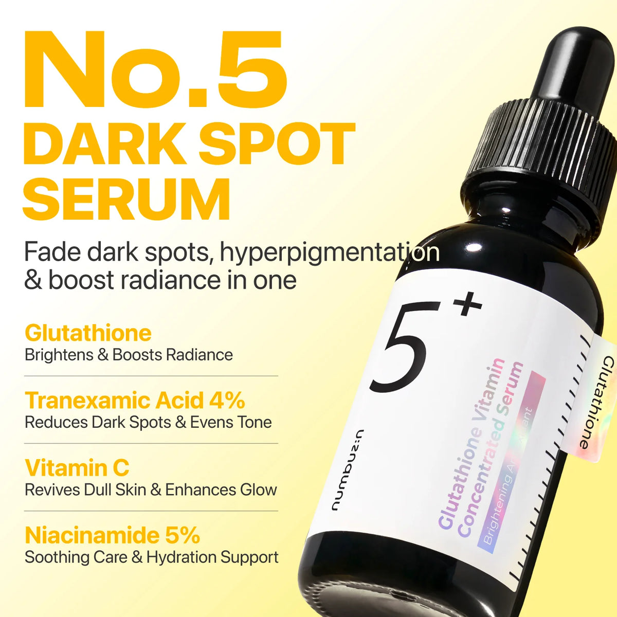 Numbuzin No.5 Glutathione Vitamin Concentrated Serum - 30 Ml