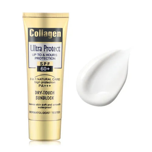 Wokali Collagen 60+ SPF Dry Touch Sunblock Cream 100 Ml