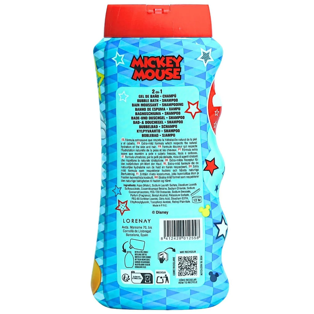 Disney Mickey Mouse Baby Shower Gel & Shampoo 475 Ml