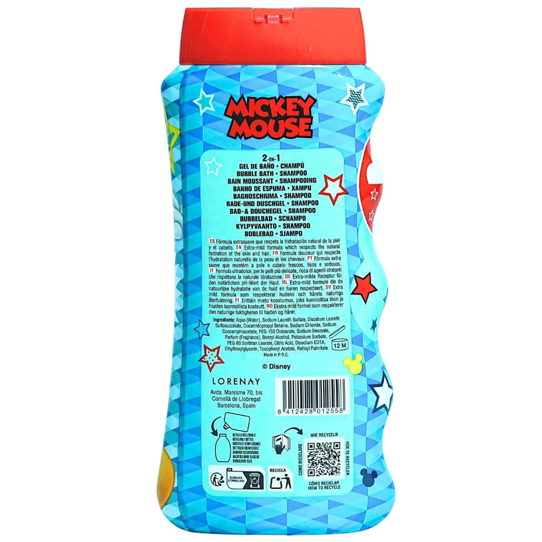 Disney Mickey Mouse Baby Shower Gel & Shampoo 475 Ml