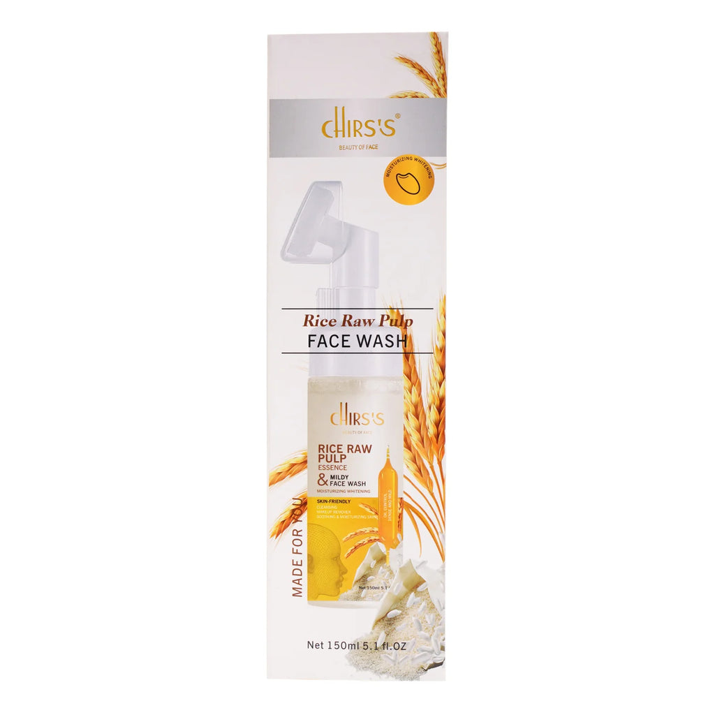 CHIRS's Rice Raw Pulp Whitening Face Wash 150 Ml