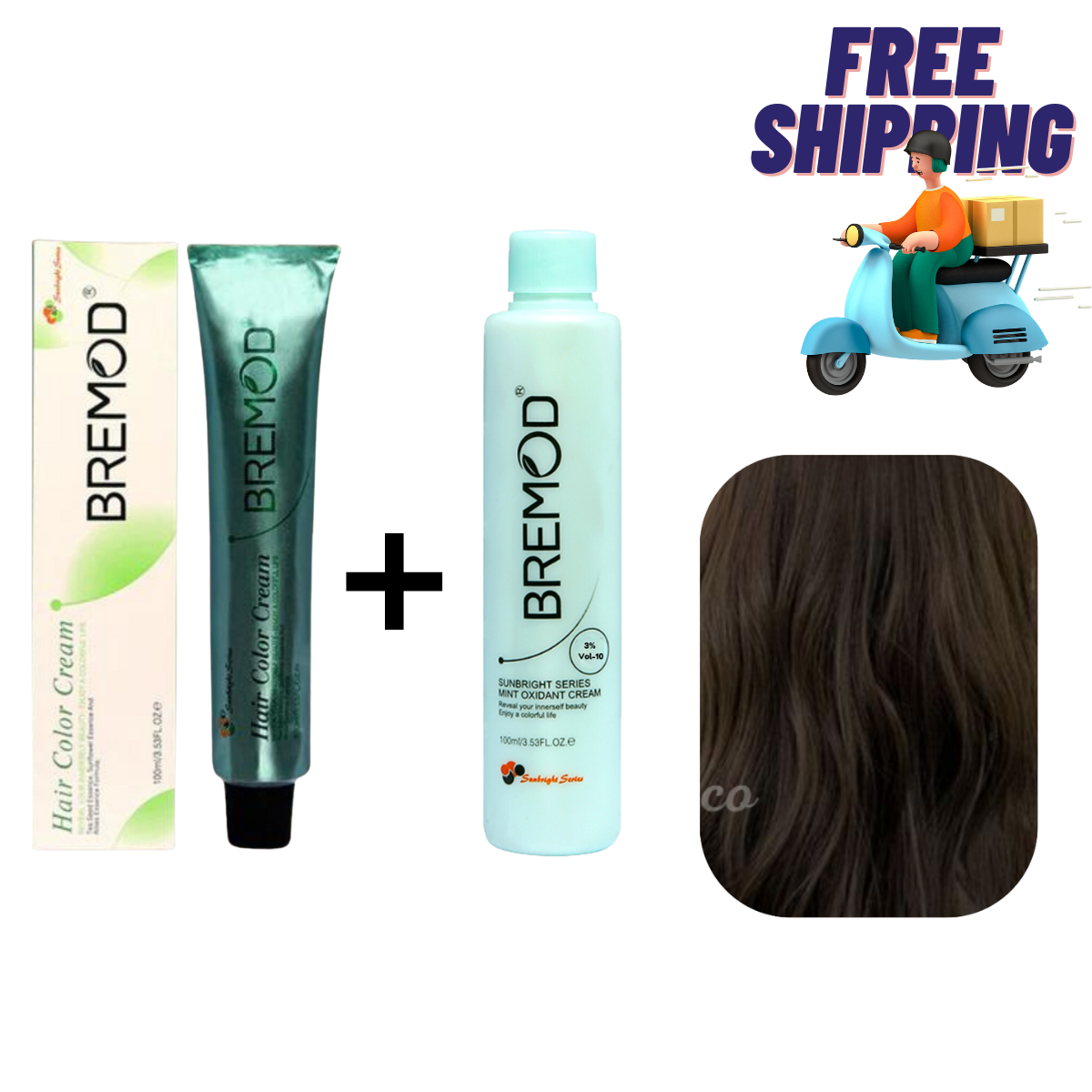 Bremod 3.0 Dark Brown Hair Color Creme