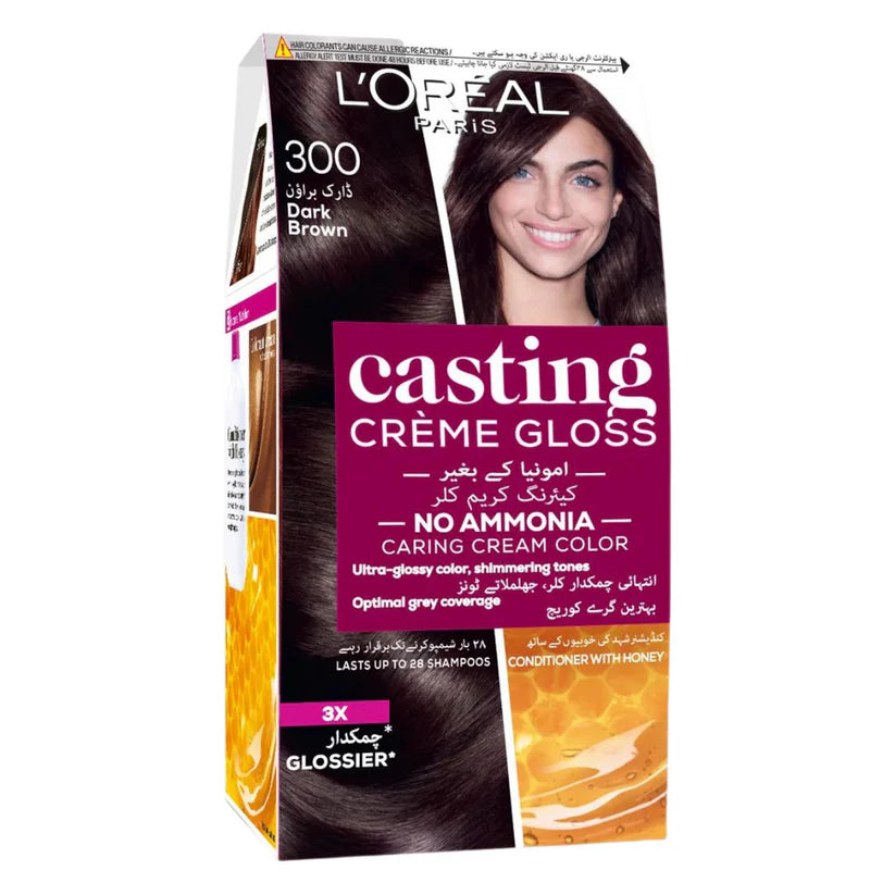 Loreal Casting Creme Gloss Dark Brown 300