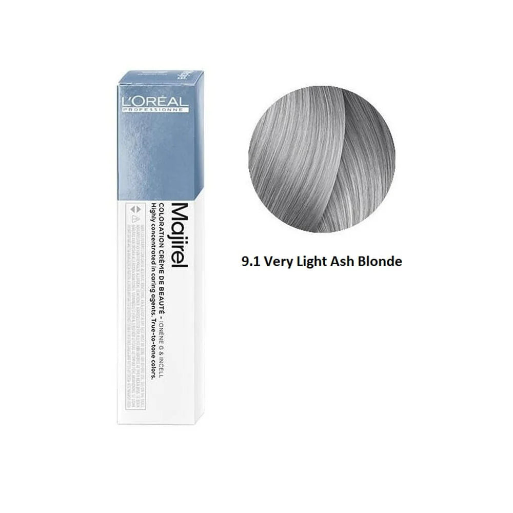 Loreal Professionnel Majirel 9.1 Very Light Ash Hair