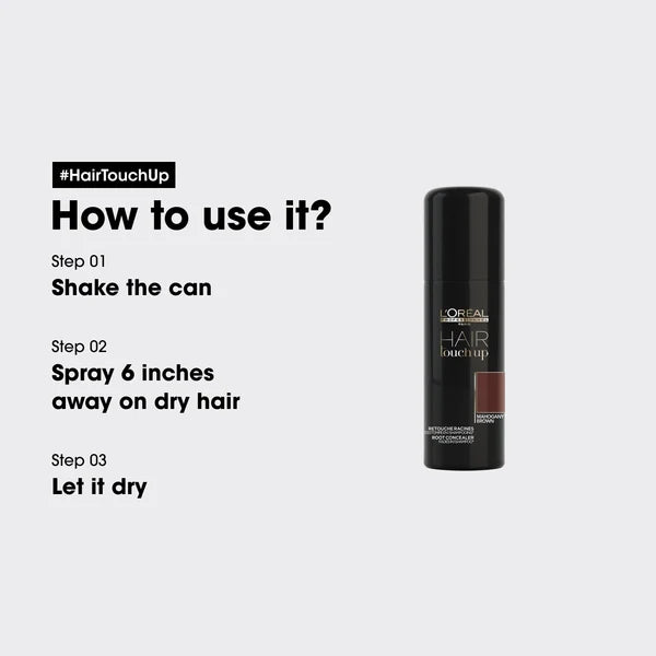Loreal Professionnel Hair Touch Up Mahogany Brown - 75ml