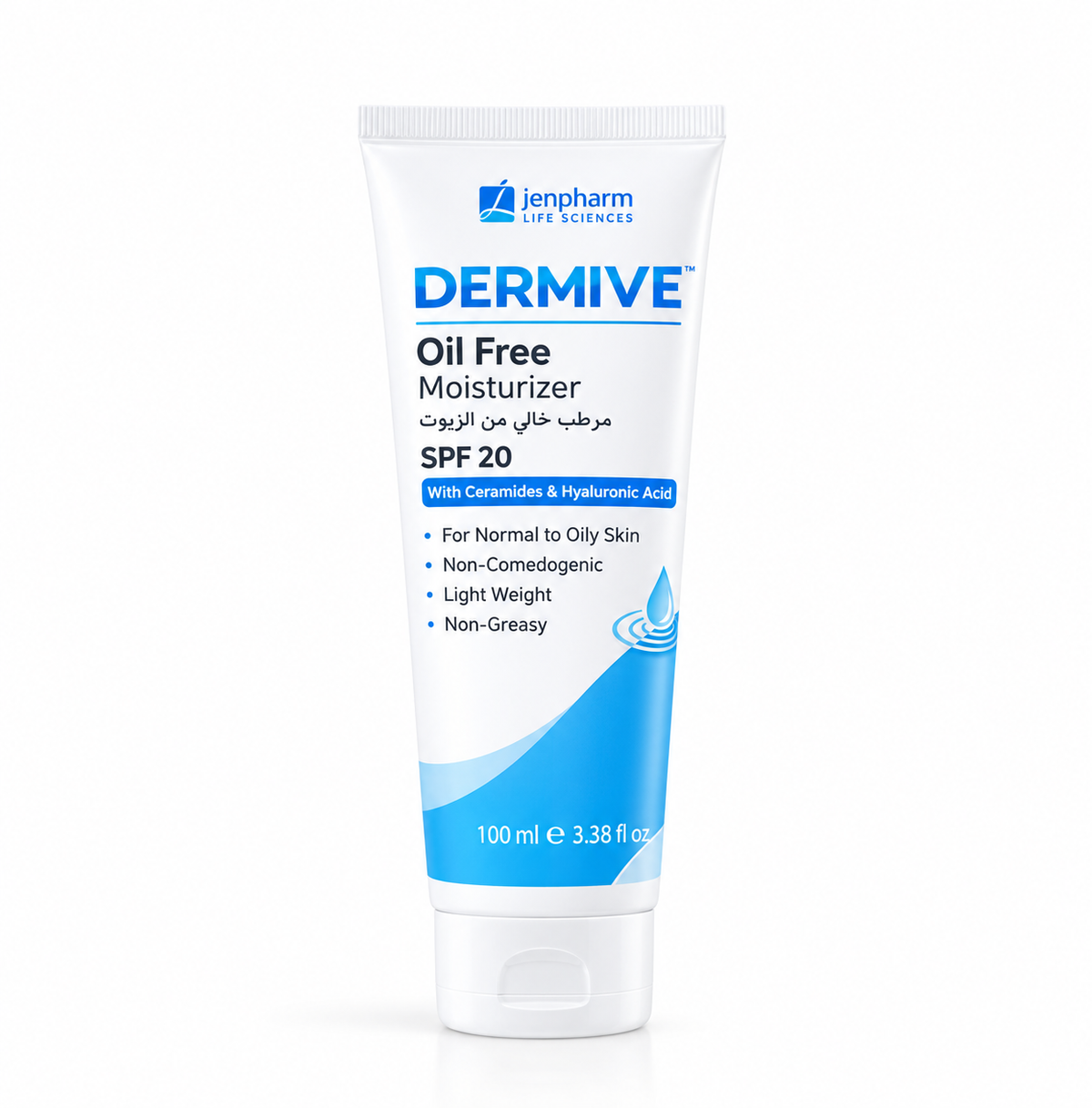 Jenpharm Dermive Oil Free Moisturizer - 100ml