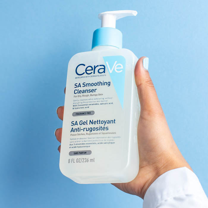 CeraVe SA Smoothing Cleanser For Dry Rough Bumpy Skin 236 Ml