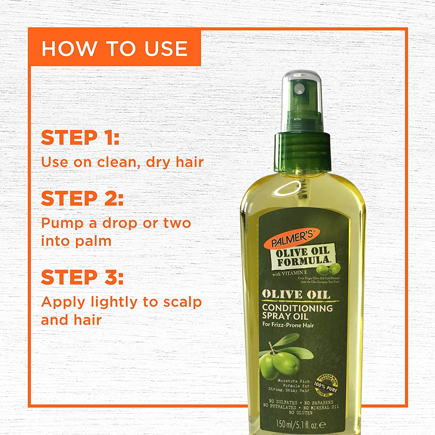 Palmers Olive Oil Formula Hair Conditioning Oil Spray - 150 Ml