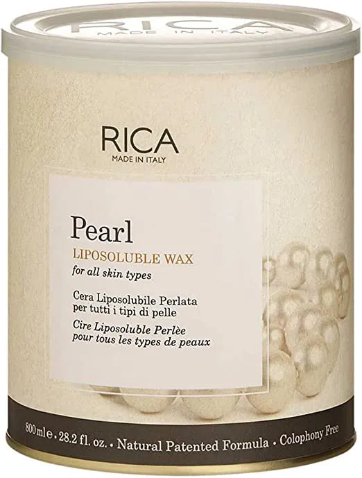Rica Pearl Liposoluble Wax For All Skin Types - 800ml