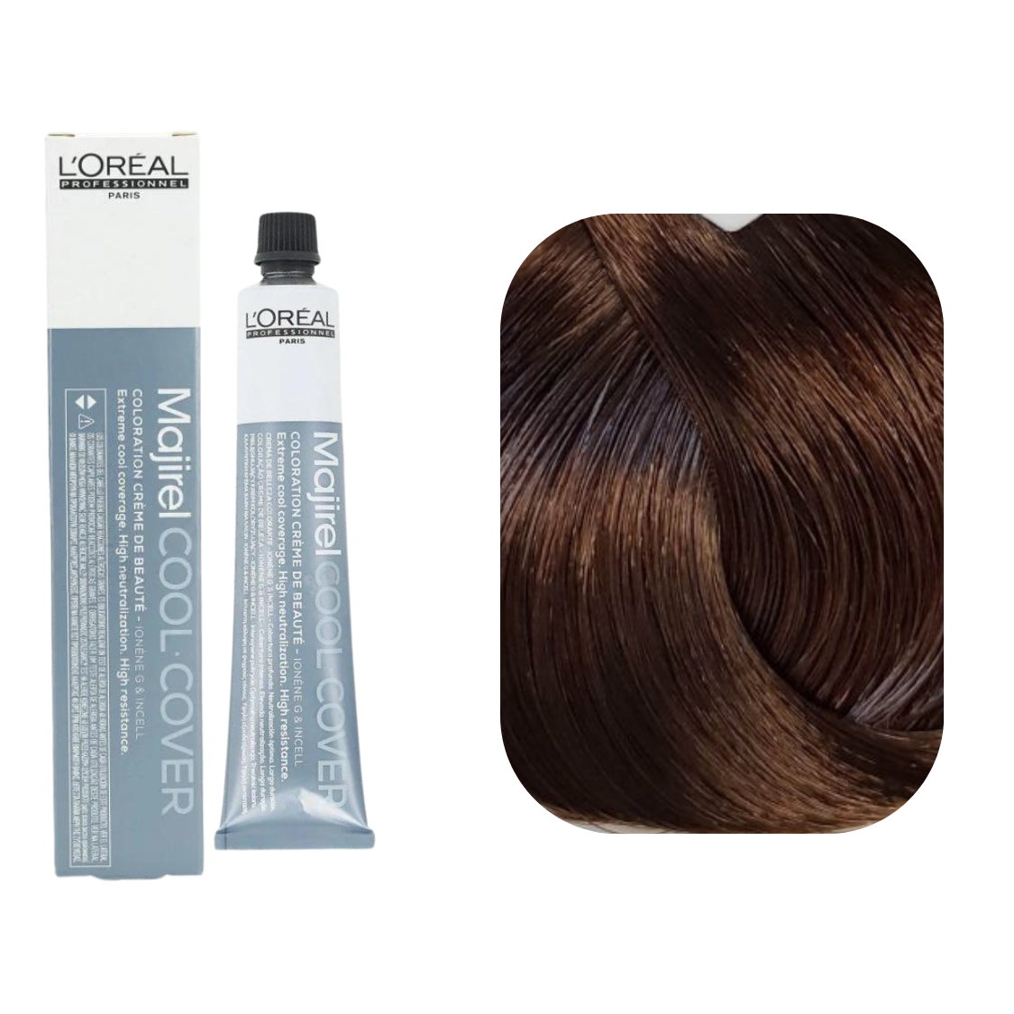Loreal Professionnel Majirel Cool Cover 5.3 Light Brown Gold Beige