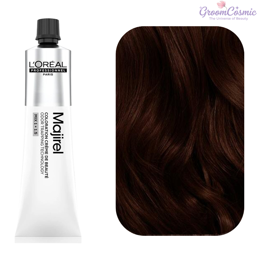 Loreal Professionnel Majirel 5.35 Light Golden Mahogany Brown 60 Ml