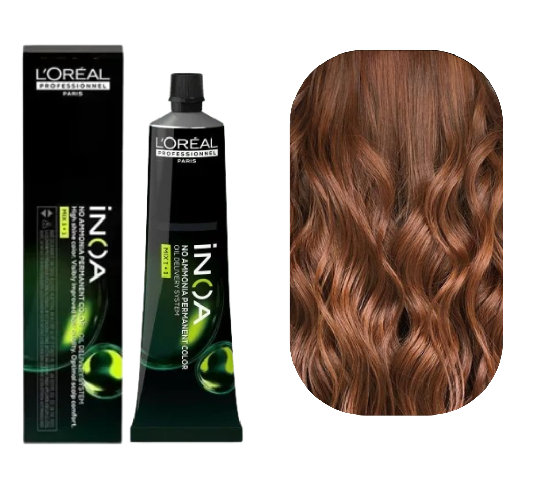 Loreal Inoa 5.35 Light Brown Golden Mahogany Hair Color 60g