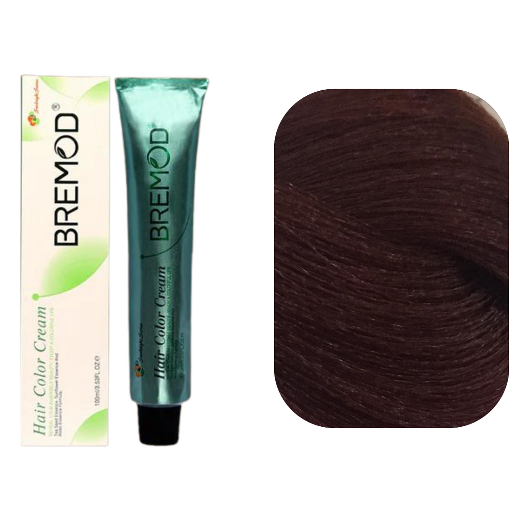 Bremod 5.5 Light Mahogany Brown Hair Color Creme