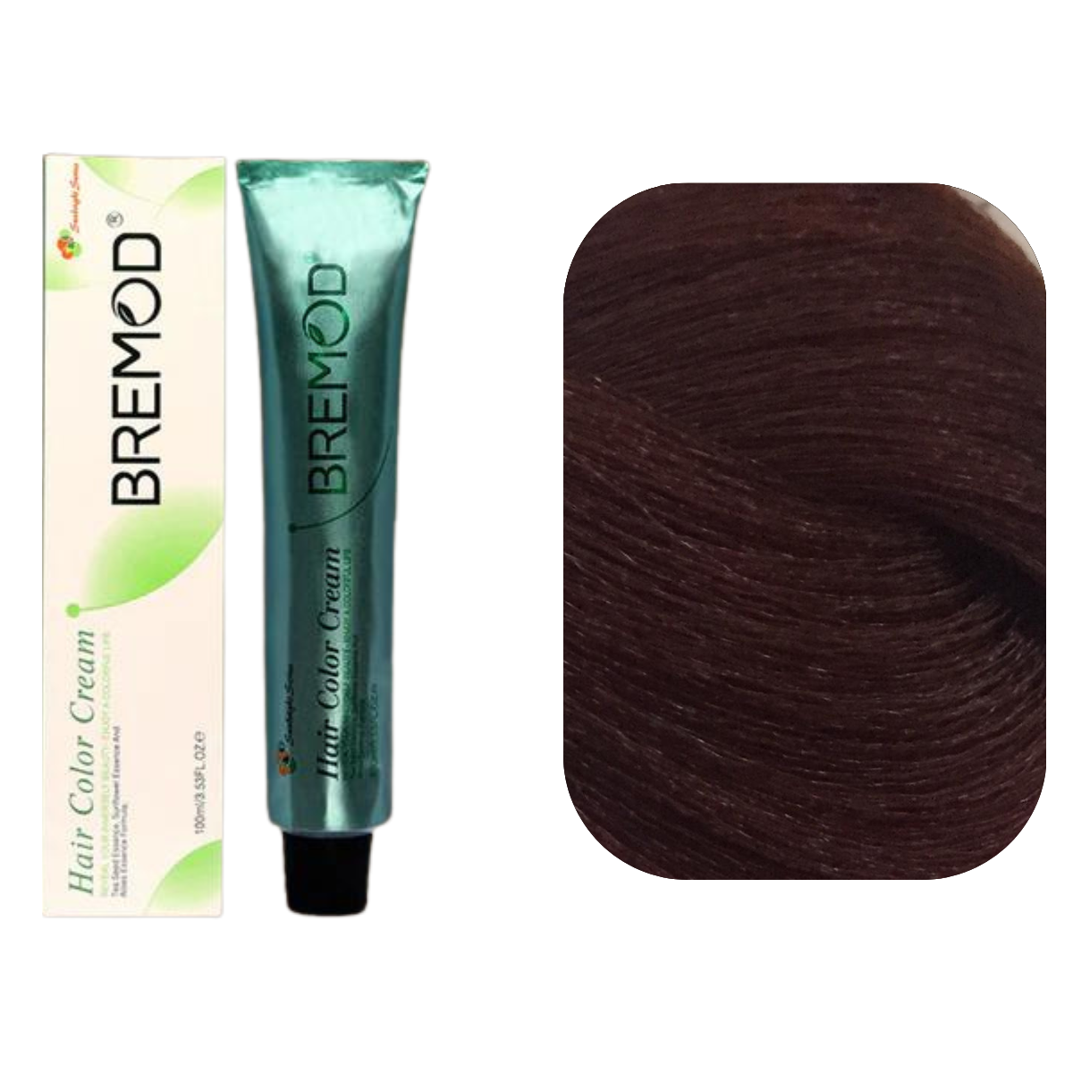 Bremod 5.5 Light Mahogany Brown Hair Color Creme