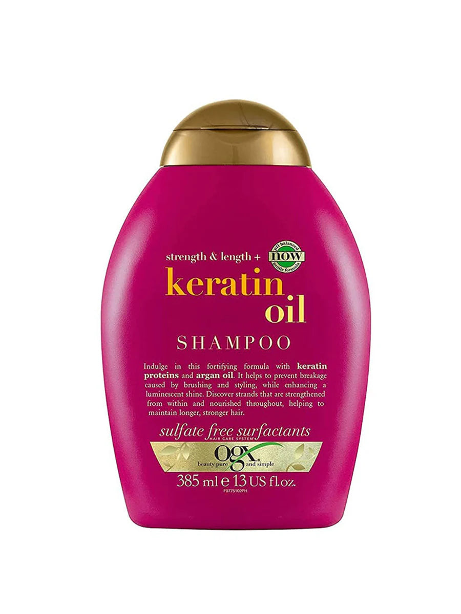 Ogx Keratin Oil Shampoo With Anti-Breakage Hair - 385 ML