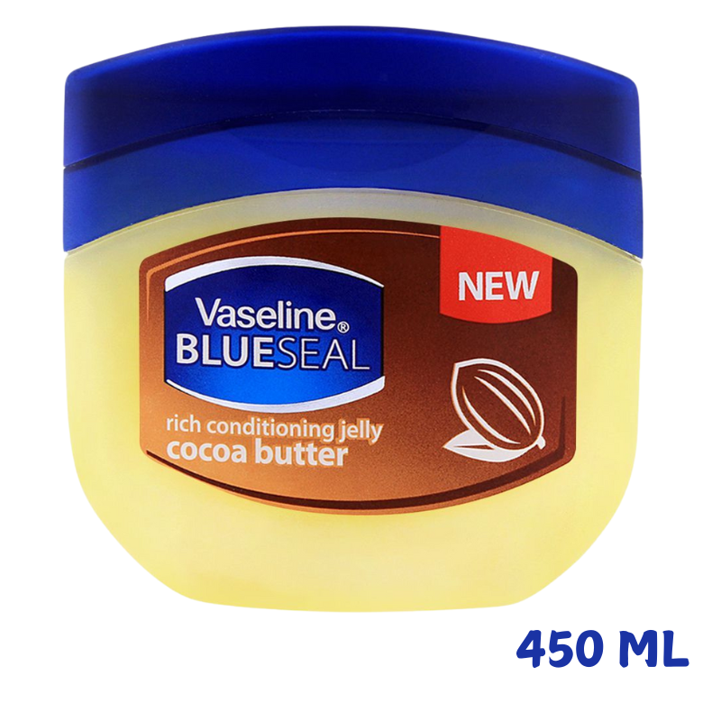 Vaseline Blue Seal Cocoa Butter Petroleum Jelly - 450 ML