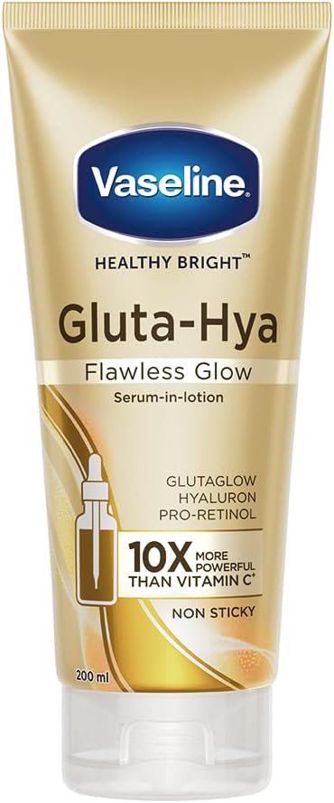 Vaseline Gluta Hya Flawless Glow Lotion - 300 Ml