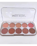 Miss Rose 10 Colour Blusher Palette