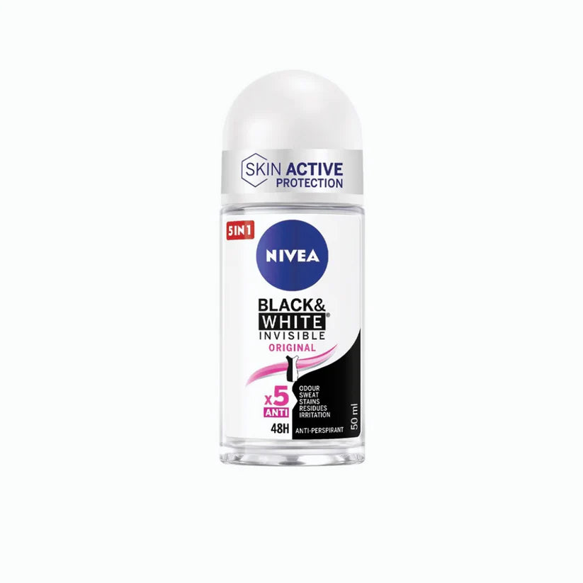 Nivea Black & White Invisible Original Roll On - 50ml