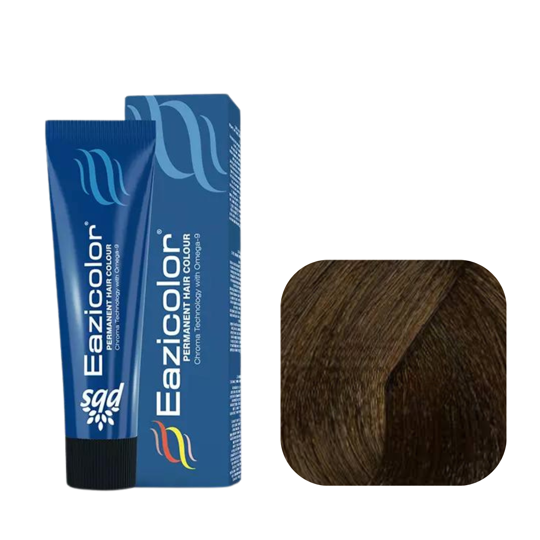 Eazicolor Permanent Hair Color 6.00 Cool Natural Dark Blonde