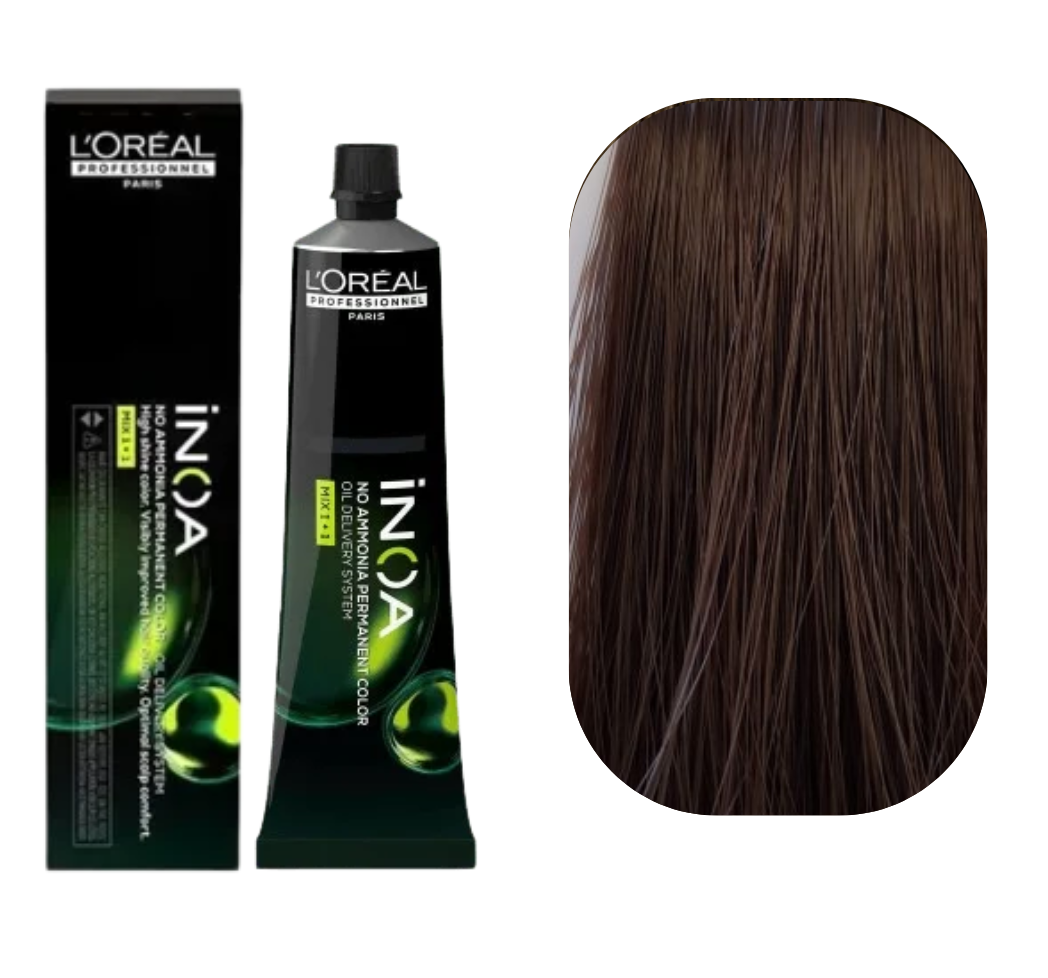 Loreal Inoa 6.1 Dark Ash Blonde Hair Color 60g