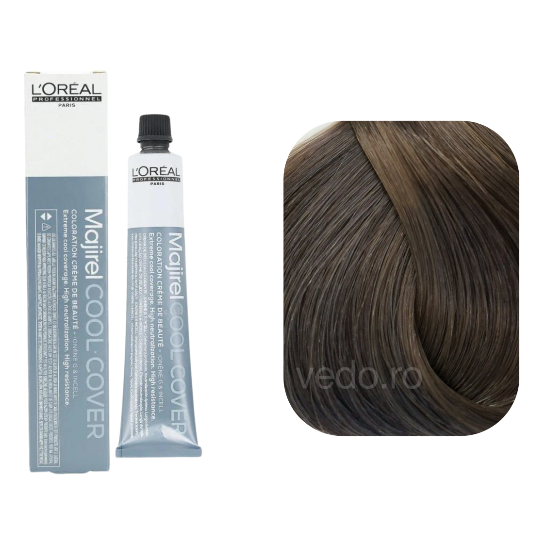 Loreal Majirel Cool Cover 6.1 Dark Ash Blonde 50 Ml