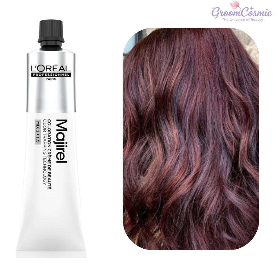 Loreal Professionnel Majirel 5.52 Light Mahogany Iridescent Brown 60 Ml