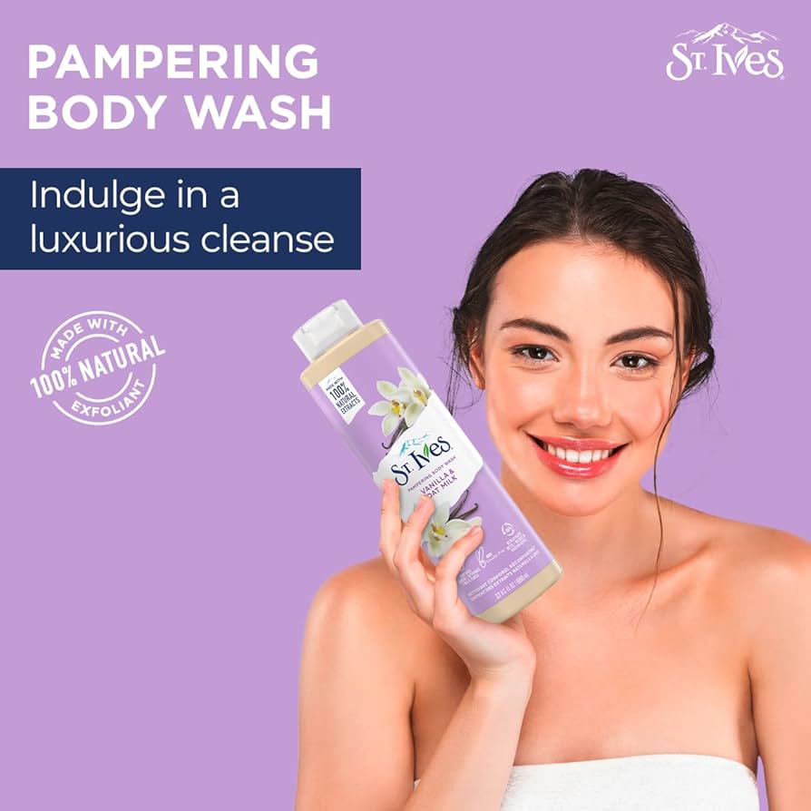 St. Ives Vanilla & Oat Milk Body Wash 650Ml