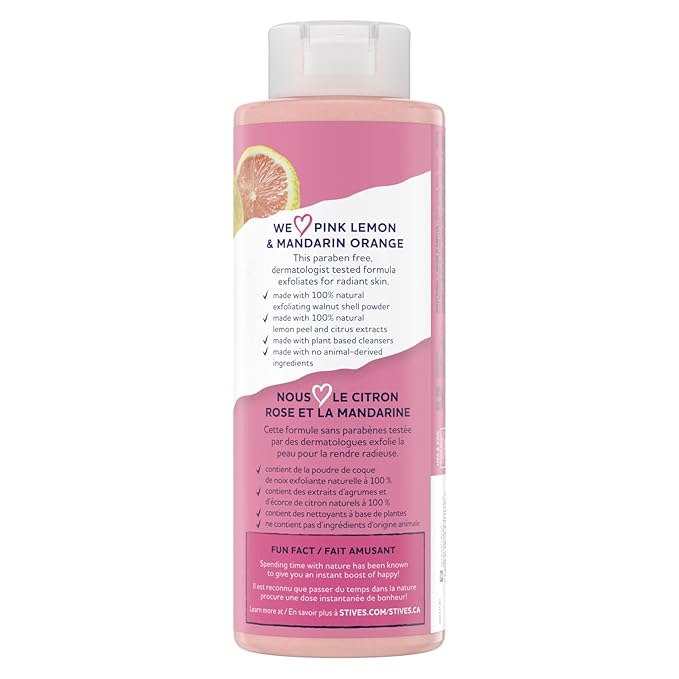 St. Ives Body Wash Pink Lemon & Mandarin Orange 650 Ml