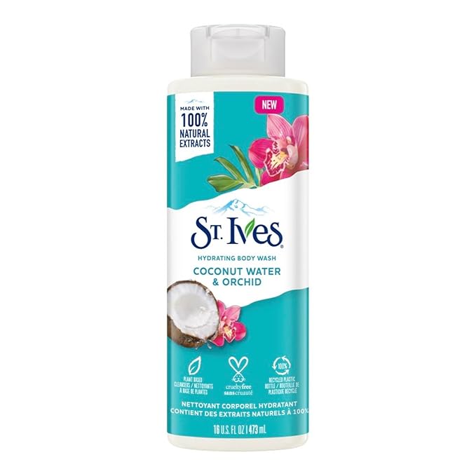 St. Ives Body Wash 16 Ounce Coconut Water & Orchid 473 Ml