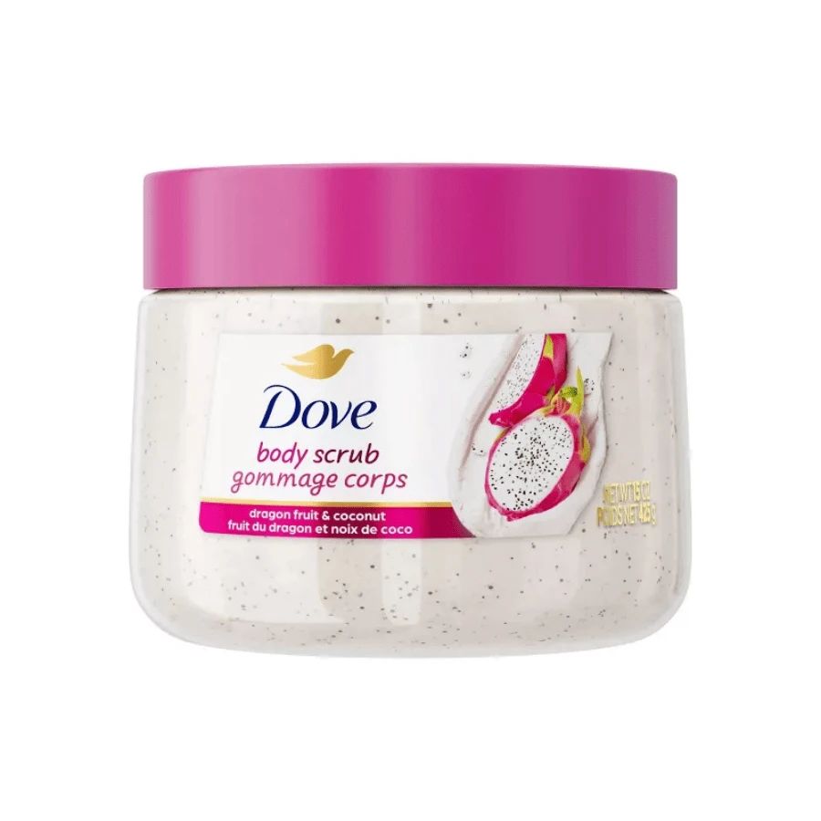 Dove Dragon Fruit & Coconut Body Scrub Stearic Acid Glycerin - 425g