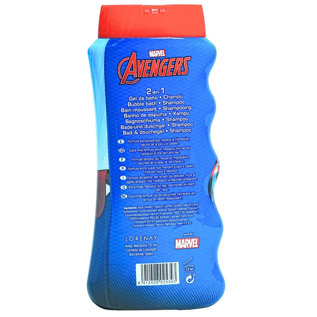 Lorenay Marvel Avengers Shower Gel & Shampoo 475 Ml