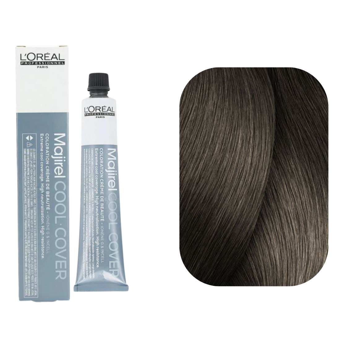 Loreal Majirel Cool Cover 7.17 Ash Metallic Blonde 50 Ml
