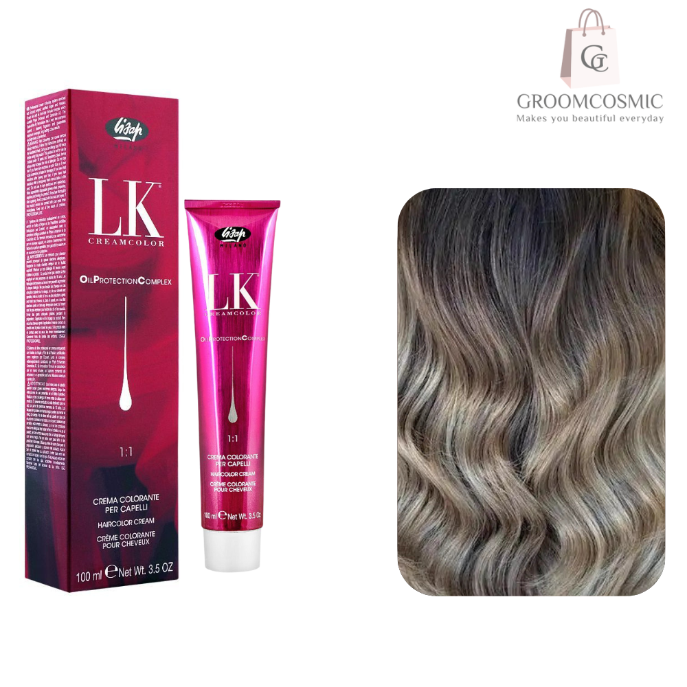 LK Lisap Milano Cream Color 7/2 Medium Ash Blonde 100 Ml