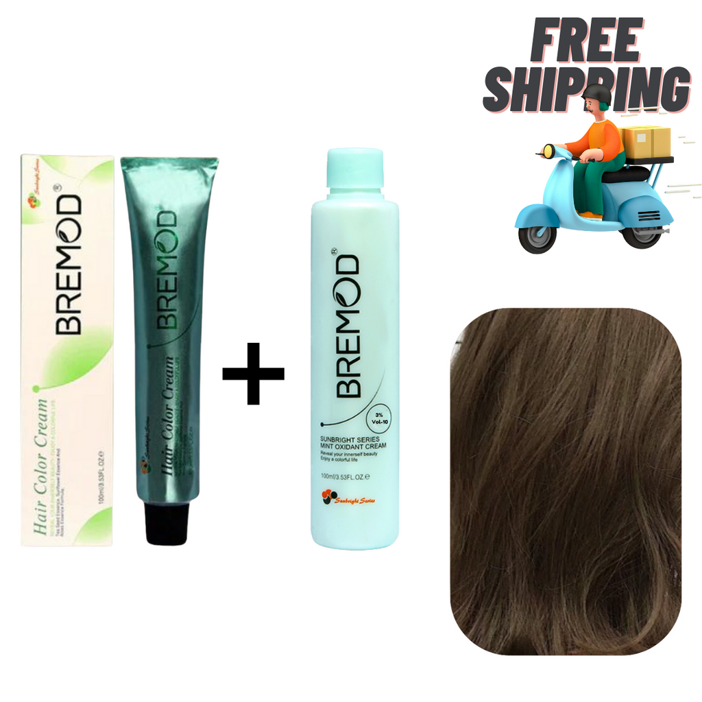 Bremod 7.37 Medium Gold Green Blond Hair Color Creme