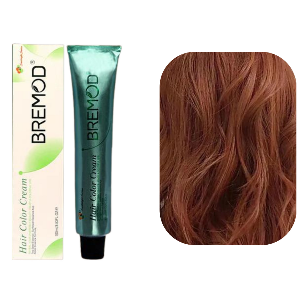 Bremod 7.56 Medium Mahogany Red Blond Hair Color Creme