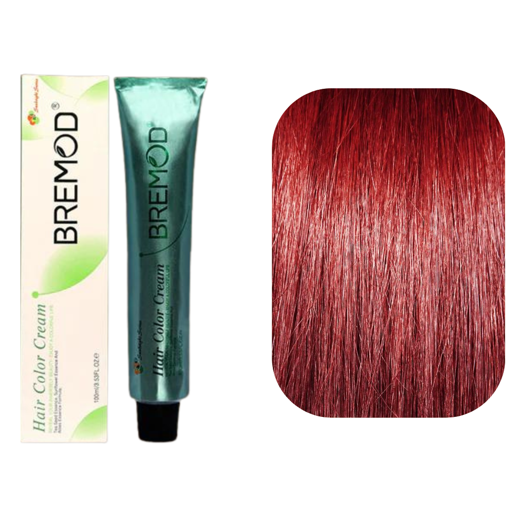 Bremod 7.66 Medium Intense Red Blond Hair Color Creme